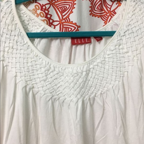 ELLE braided neckline Blouse - Picture 3 of 4